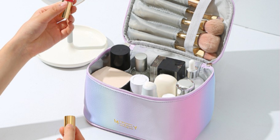 Cosmetic Bag w/ Brush Storage Just $5.99 on Amazon