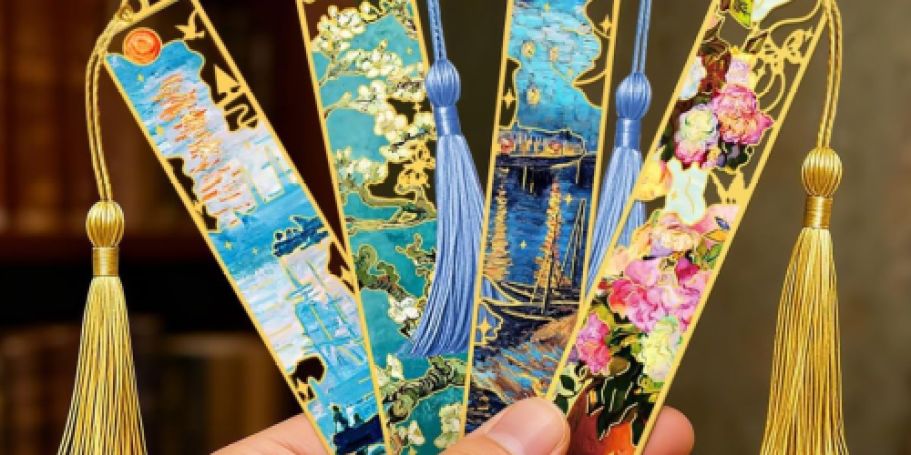 Metal Bookmarks w/ Tassel 4-Pack Just $4.99 on Amazon (Reg. $10)