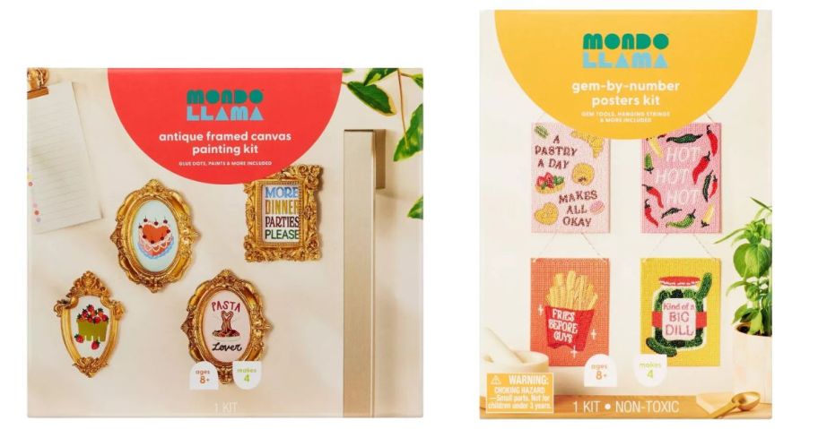 two mondo llama craft kits