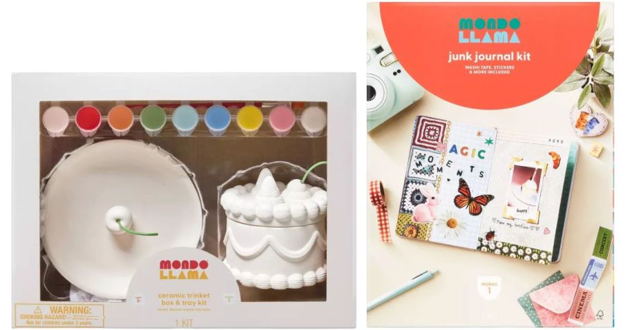 two mondo llama craft kits