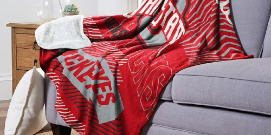 NCAA Sherpa Throw Blankets Just $15.91 on SamsClub.com