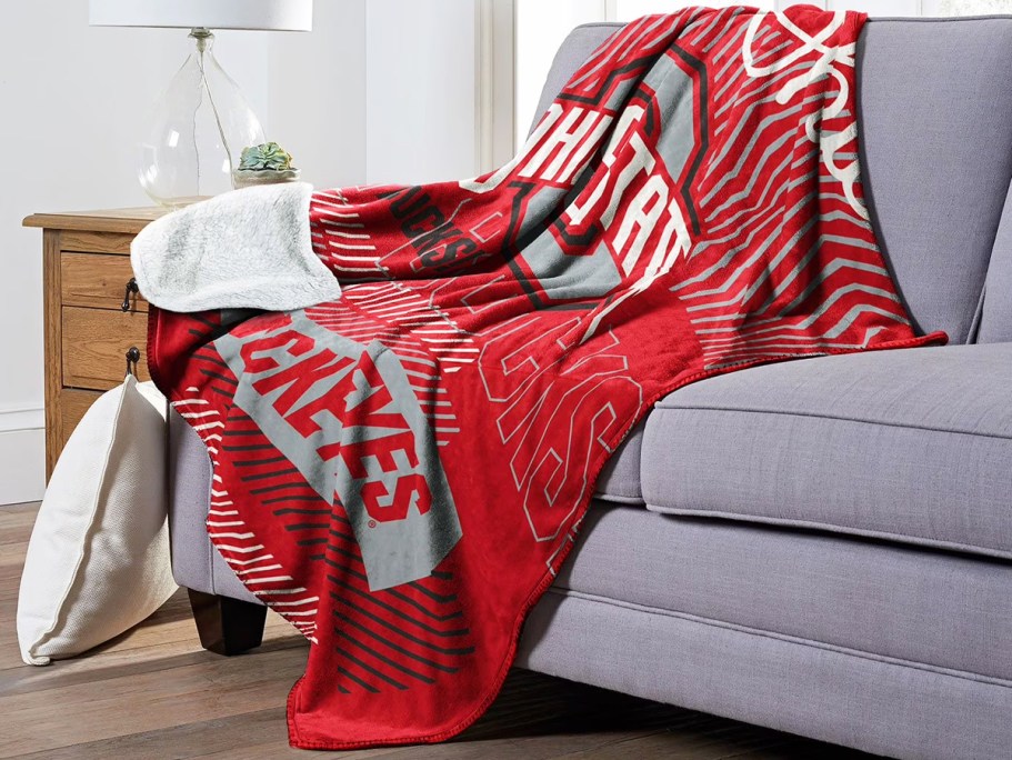 NCAA Sherpa Throw Blankets Just $15.91 on SamsClub.com