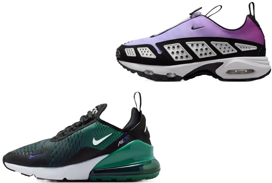 Stock images of two Nike Air max Shoes