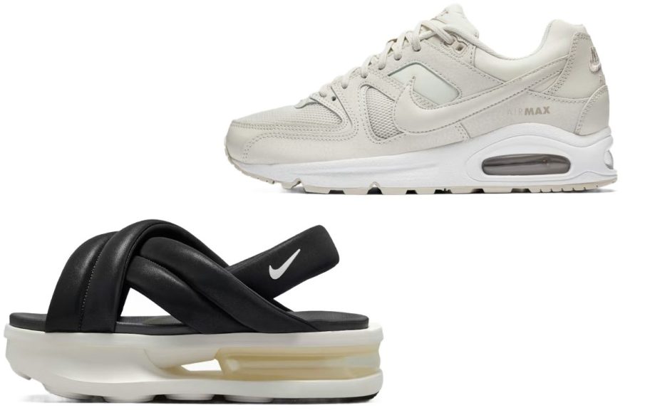 Stock images of two Nike Air Max Shoes