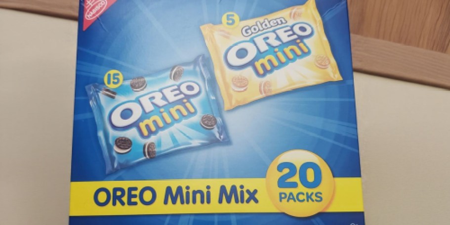 OREO Mini Cookies 20-Pack Just $5.45 Shipped on Amazon (Reg. $10)