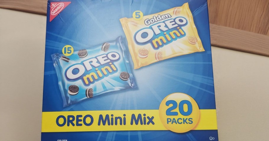 OREO Mini Cookies 20-Pack Just $5.45 Shipped on Amazon (Reg. $10)