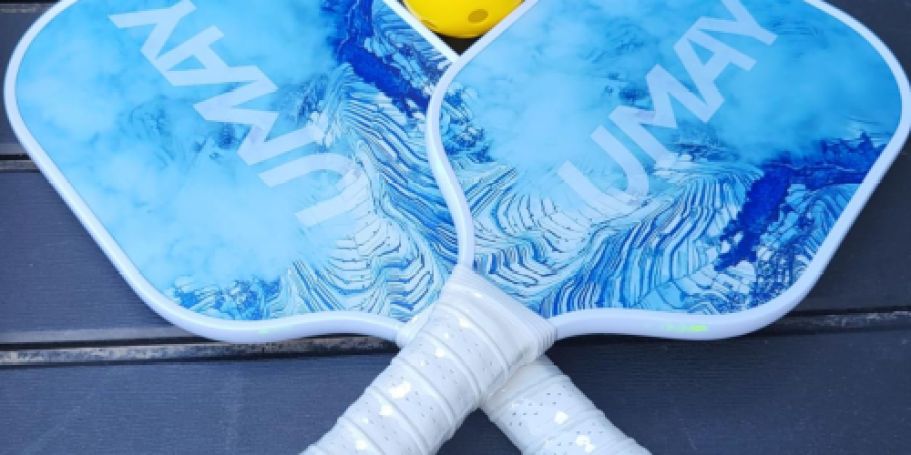 Pickleball Set Only $14.99 on Amazon (Paddles, Balls & Carrying Bag)