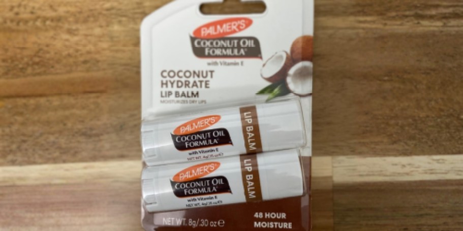 Palmer’s Coconut Oil Lip Balm 2-Pack Only $3.31 Shipped on Amazon