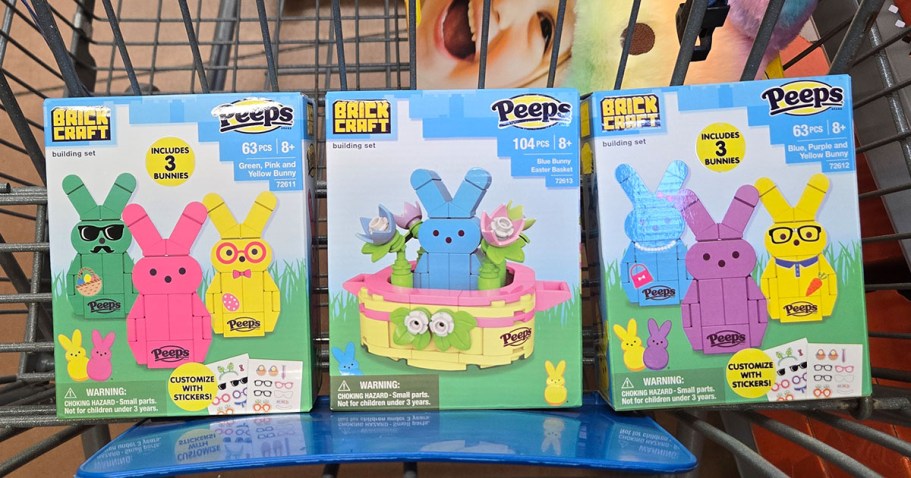 Peeps Brickcraft Building Sets Just $4.97 at Walmart | Fun Easter Basket Filler