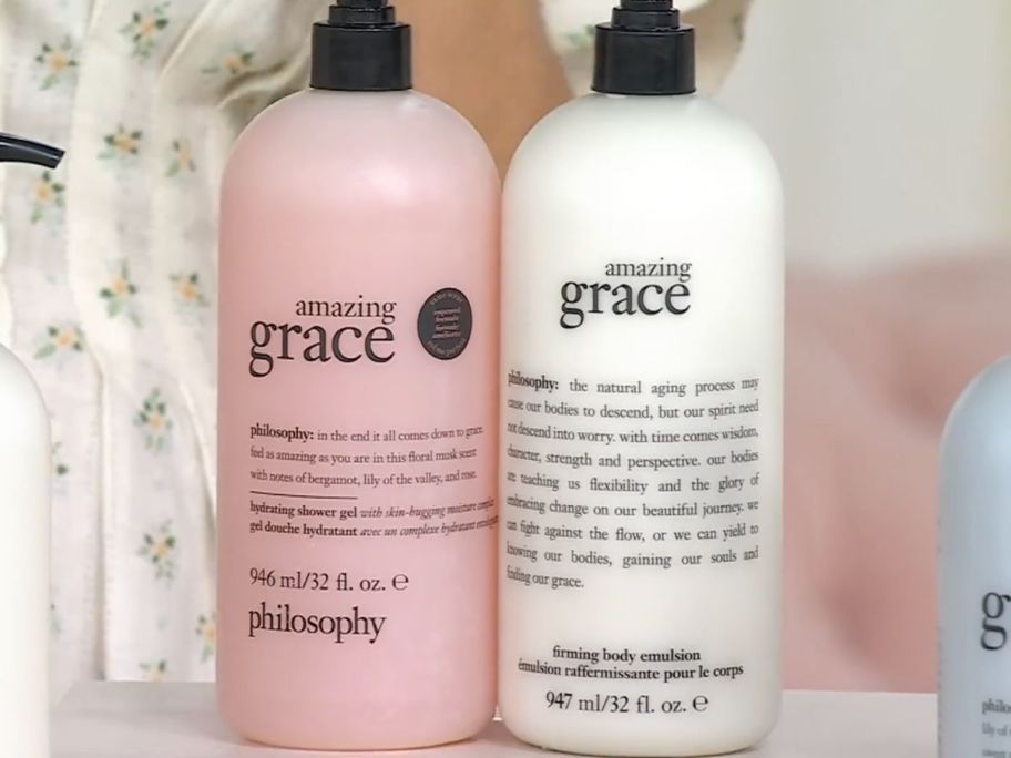 A Philosophy Amazing Grace Shower Gel and Lotion Set