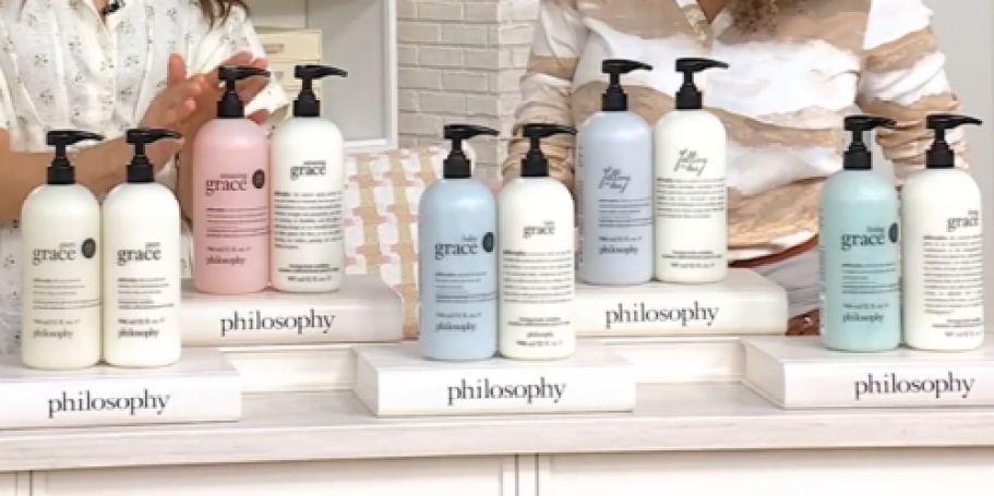 New QVC Promo Code + FREE Shipping on Beauty = Huge Philosophy Shower Gel $37 Shipped