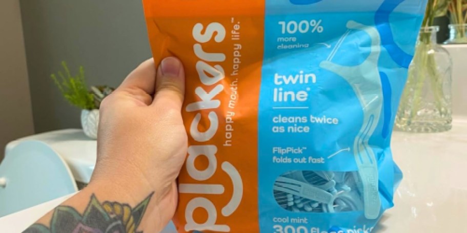 Plackers Floss Picks 300-Count Bag Only $5.51 Shipped on Amazon