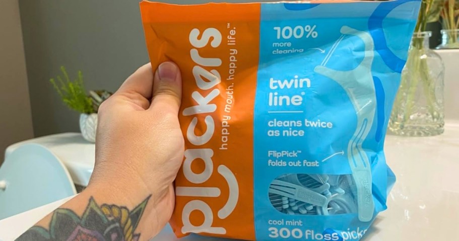 Plackers Floss Picks 300-Count Bag Only $5.51 Shipped on Amazon
