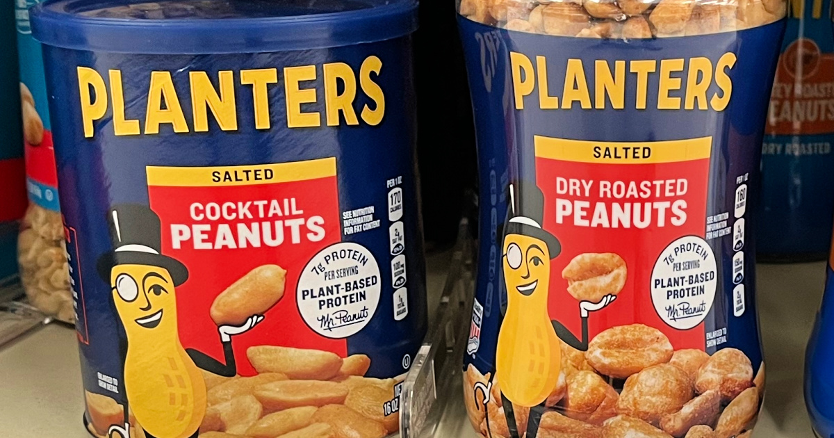Planters Cocktail Peanuts 2-Pack Only $4 Shipped on Amazon