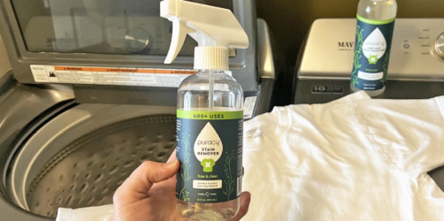 Puracy Natural Stain Remover Spray Just $6.64 Shipped for Prime Members (Reg. $14)