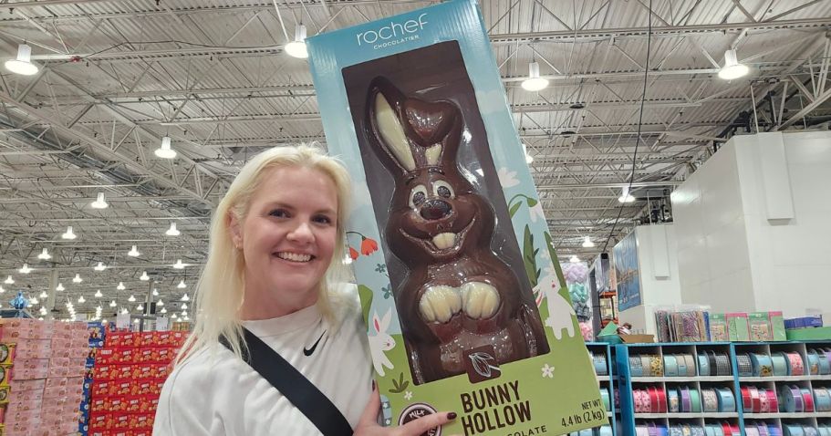 This HUGE Costco Easter Bunny Has OVER 4 Pounds of Chocolate