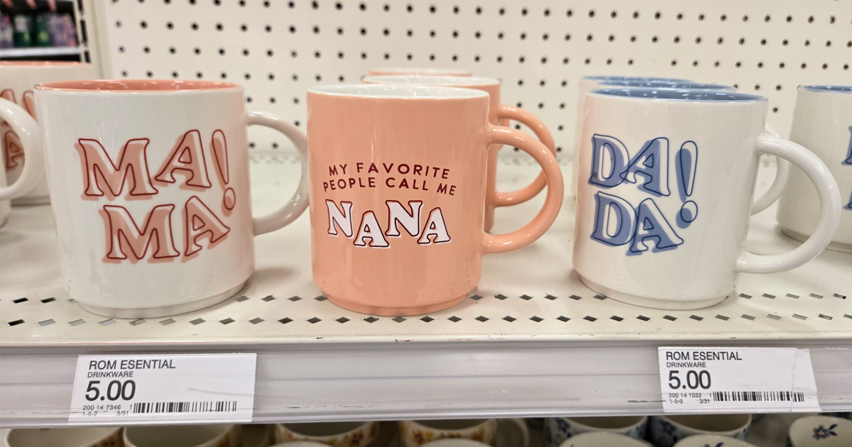 New $3 Mother’s & Father’s Day Mugs Spotted at Target