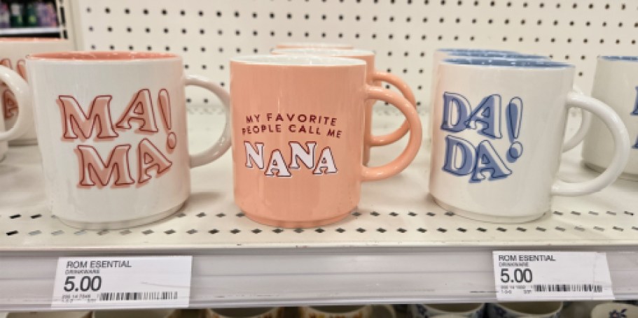 Check Out These New $5 Mom, Dad, & Teacher Mugs at Target