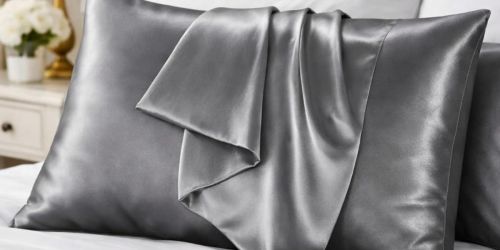Satin Pillowcase 2-Pack Only $3.47 Shipped for Amazon Prime Members (Great for Skin & Hair!)