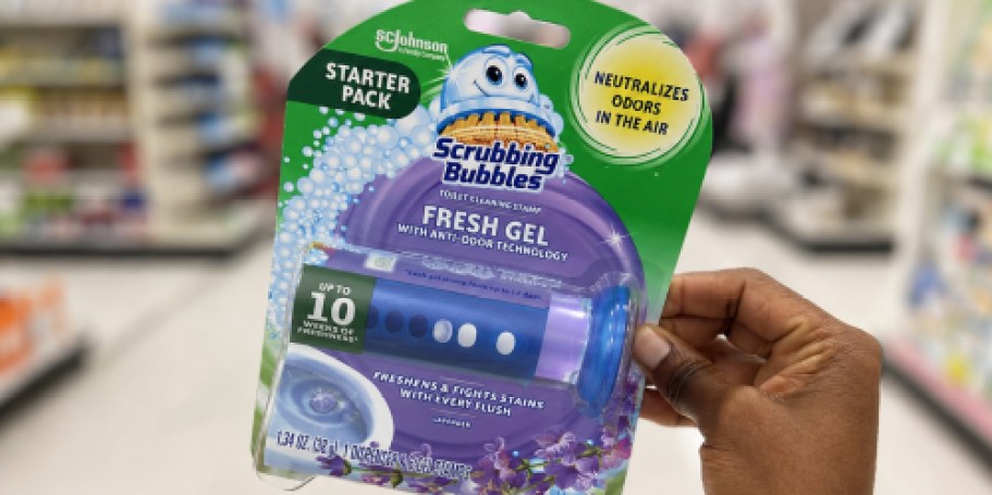 Scrubbing Bubbles Toilet Gel Stamps 6-Count Only $3 Shipped for Prime Members
