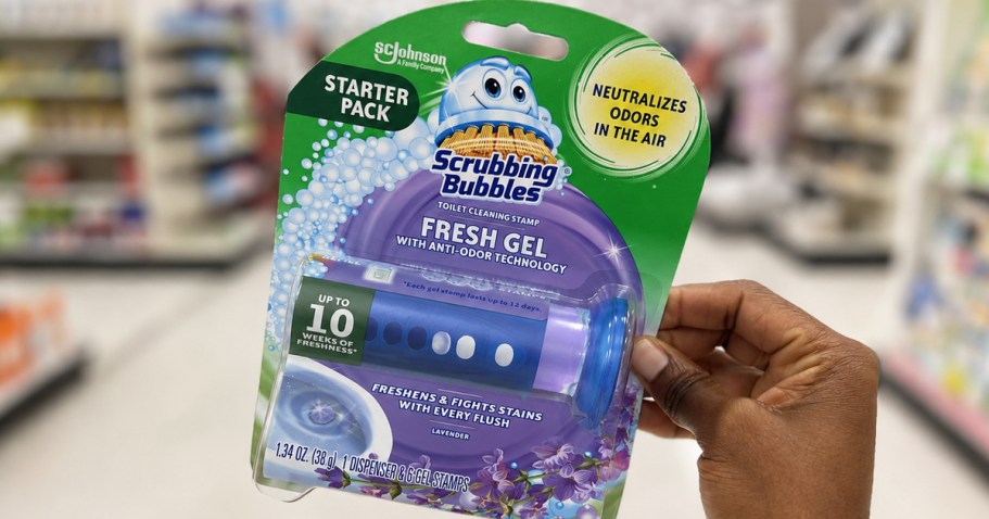 Scrubbing Bubbles Toilet Gel Stamps 6-Count Only $3 Shipped for Prime Members