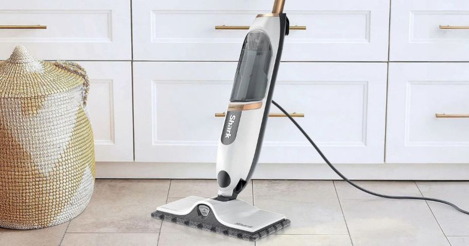 Shark SteamSpot Steam Mop w/ Steam Blaster in kitchen