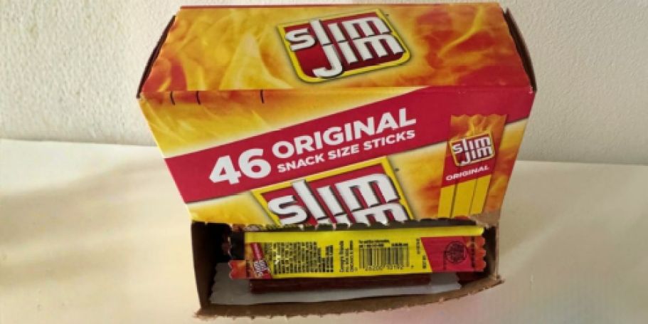 Slim Jim Snack Size 46-Count Only $8.83 Shipped on Amazon (19¢ Each!)