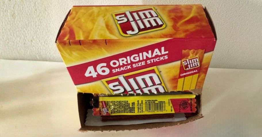 Slim Jim Snack Size 46-Count Only $8.83 Shipped on Amazon (19¢ Each!)