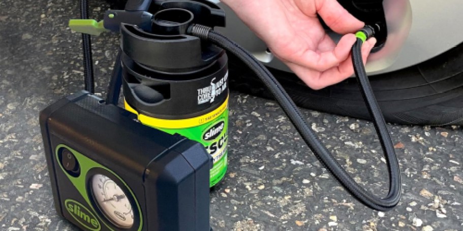 Slime Tire Repair Kit Just $12 on Amazon (Reg. $22) | Seals & Inflates w/ No Extra Tools