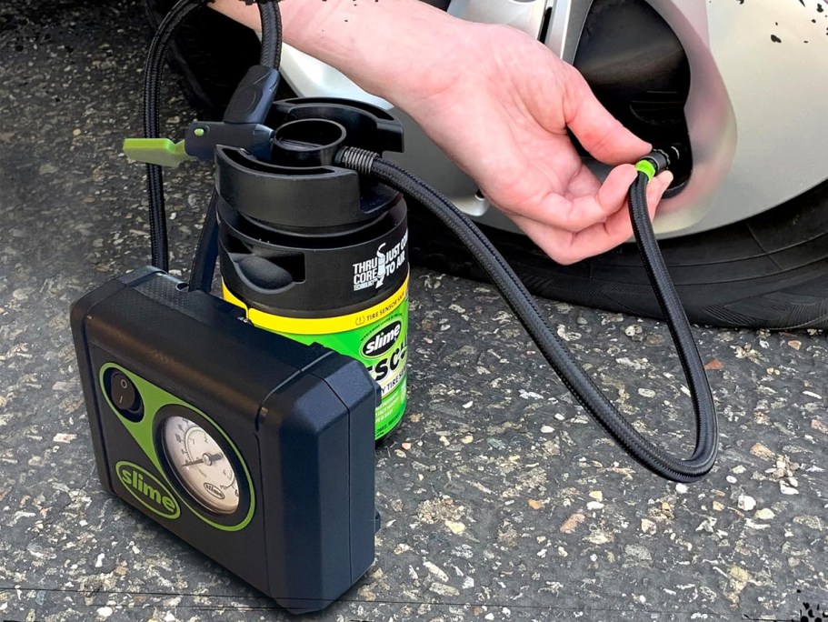 Slime Tire Repair Kit Just $12 on Amazon (Reg. $22) | Seals & Inflates w/ No Extra Tools
