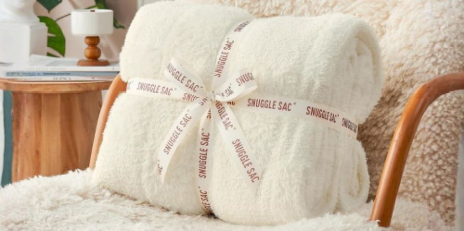 Snuggle Sac Throw Blankets from $13.99 on Amazon (Reg. $30)
