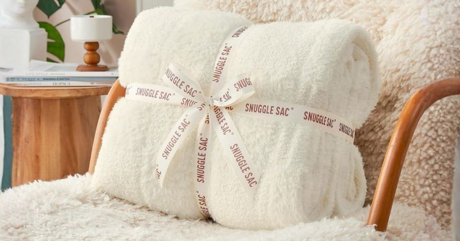 Snuggle Sac Throw Blankets from $13.99 on Amazon (Reg. $30)