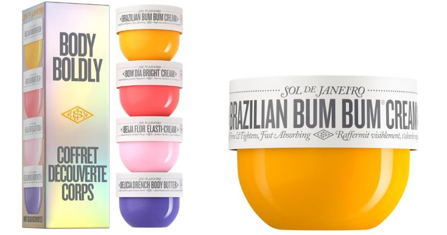 Sol de Janeiro Body Boldly Body Cream Discovery Set and Brazilian Bum Bum Cream Visibly Firming Body Cream