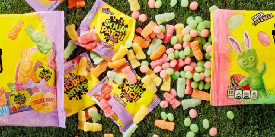 Sour Patch Kids Bunnies Snack Bags 18-Count Only $2 on Amazon