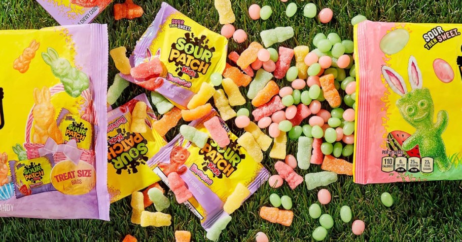 Sour Patch Kids Bunnies Snack Bags 18-Count Only $2 on Amazon