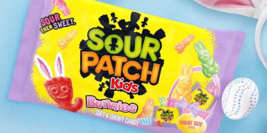 Sour Patch Kids Bunnies Snack Bags 18-Count Only $3 on Amazon