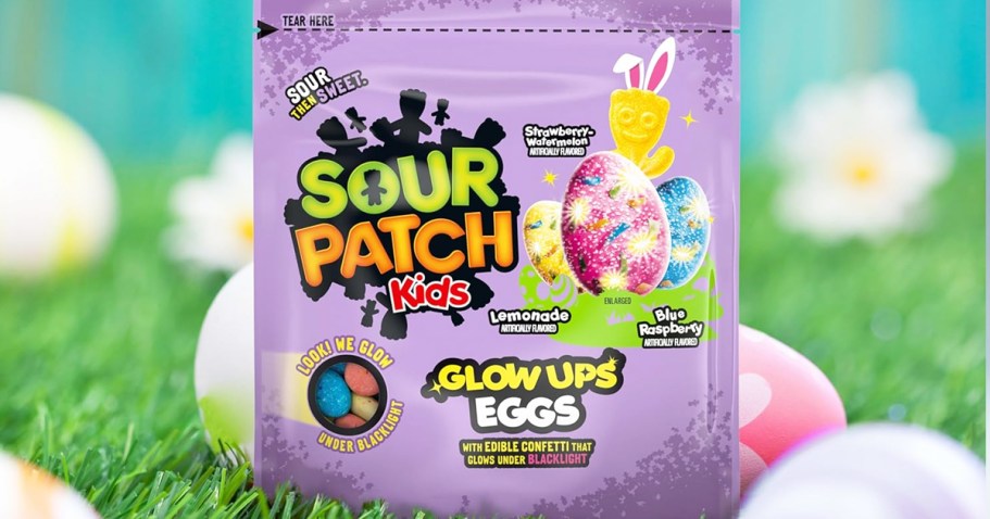 Sour Patch Kids Glow Ups Eggs Only $2.92 Each on Amazon