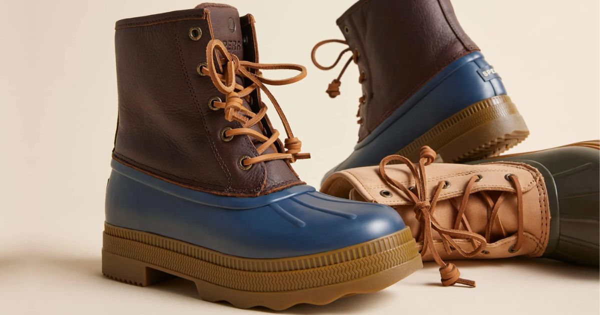 discount sperry duck boots