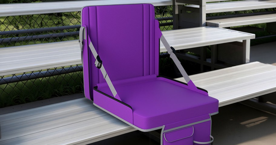 Stadium Seat on bleachers