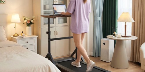 Adjustable Standing Desk Just $29.99 Shipped on Amazon (Pairs Well With Walking Pad!)