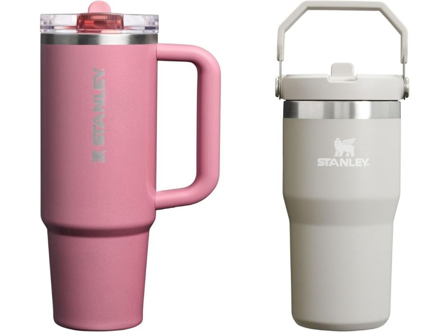 Stock images of Stanley tumblers on Amazon