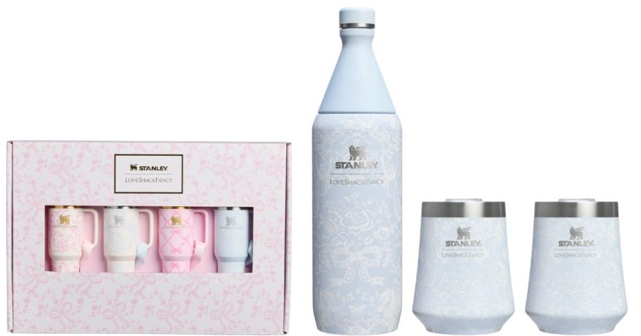 Stanley 1913 x LoveShackFancy Holiday ornament and wine set