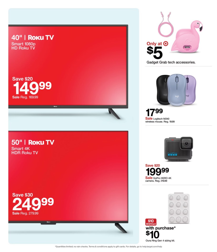 page from Target ad