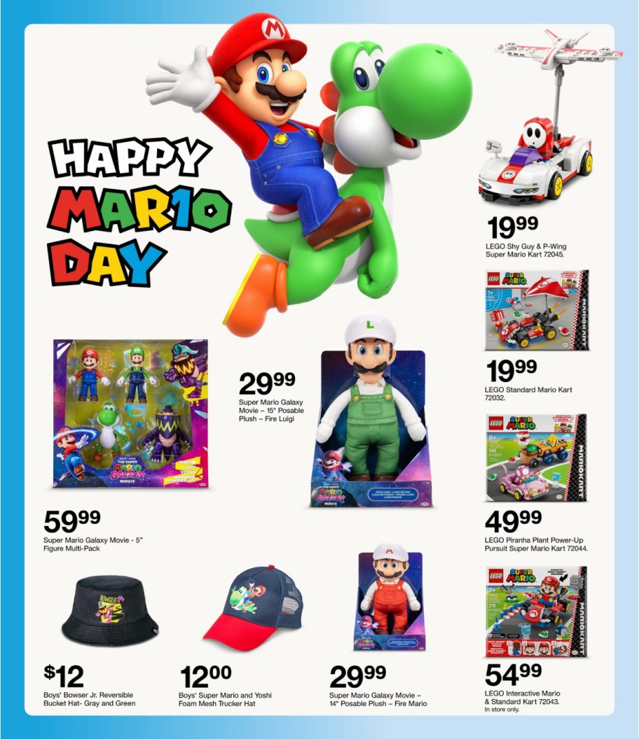 page from Target ad