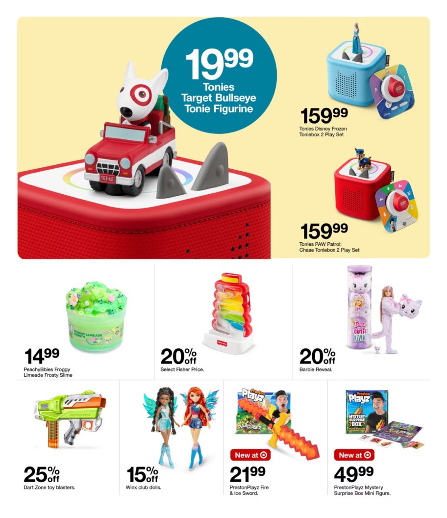 page from Target ad