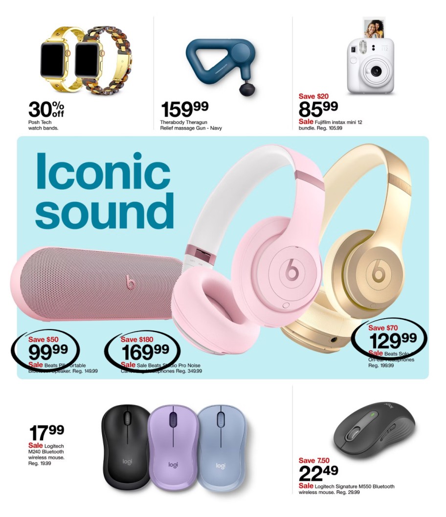 page from Target ad