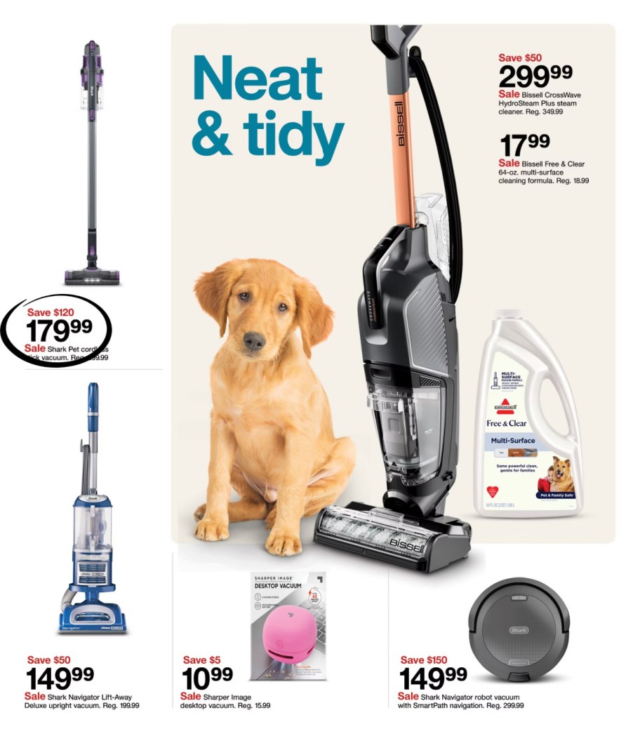page from Target ad