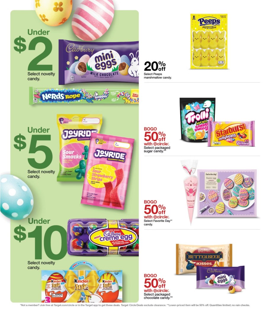 page from Target ad