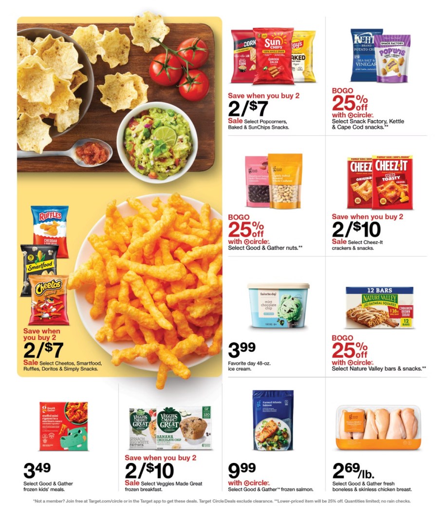 page from Target ad
