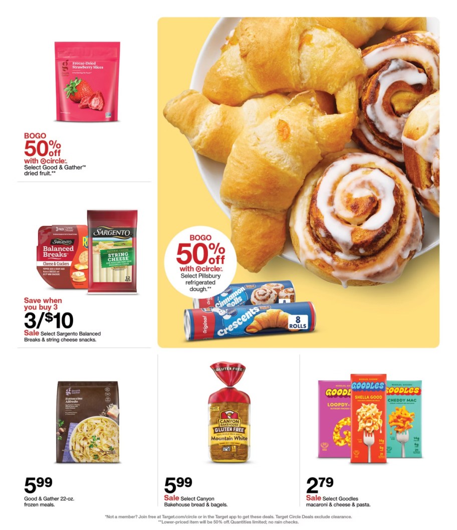 page from Target ad